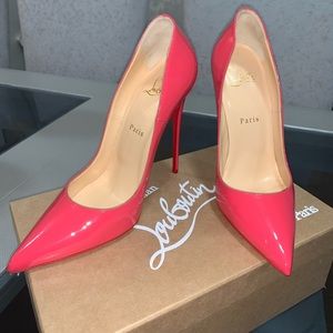 CHRISTIAN LOUBOUTIN SO KATE PATENT STILETTO PUMPS